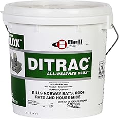 Ditrac All-Weather Blox Bell Labs Rat Poison/Bait