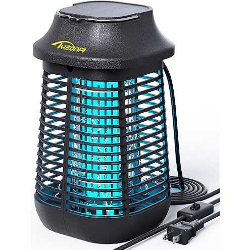 Bug Zapper for Outdoor and Indoor,3-Meter Power Cord with Switch Mosquito Zapper,Bug Zapper Outdoor for Home Backyard, Patio
