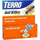 TERRO Indoor Liquid Ant Baits with Adhesive Strips for Discreet Baiting - TERRO Ant Trap and Bait Station - 8 Pack - T334SR
