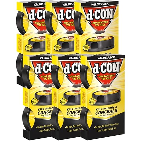 d-CON Refillable Corner Fit Mouse Poison Bait Station, 1 Trap + 20 Bait Refills