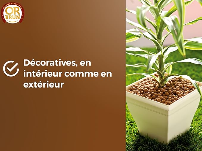 OBRPARG6U Clay Beads - 6L - Promotes Drainage & Moisture - Can Be Used In Organic Farming