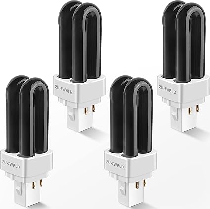 Bug Zapper Replacement UV Bulbs 41050 Compatible with DynaTrap DT1050 DT1100 DT1250, 1/ 2 Acre Trap Replacement Light Bulb, UV Light Ultraviolet Mosquito Killer Lamp Light Bulbs (4)