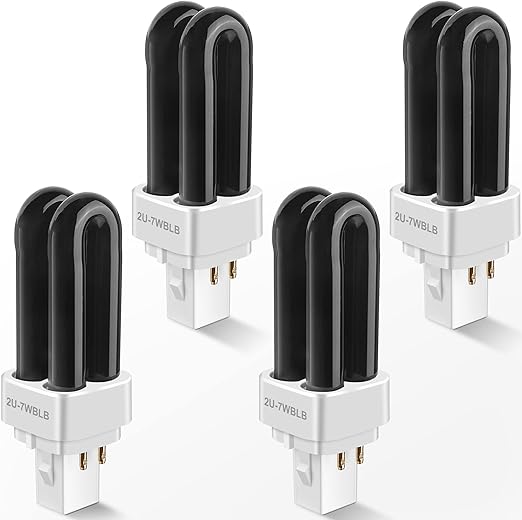 Bug Zapper Replacement UV Bulbs 41050 Compatible with DynaTrap DT1050 DT1100 DT1250, 1/ 2 Acre Trap Replacement Light Bulb, UV Light Ultraviolet Mosquito Killer Lamp Light Bulbs (4)