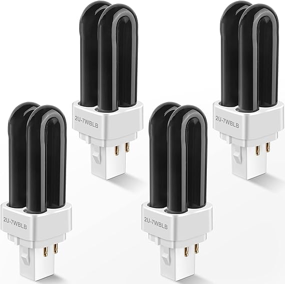 Bug Zapper Replacement UV Bulbs 41050 Compatible with DynaTrap DT1050 DT1100 DT1250, 1/ 2 Acre Trap Replacement Light Bulb, UV Light Ultraviolet Mosquito Killer Lamp Light Bulbs (4)