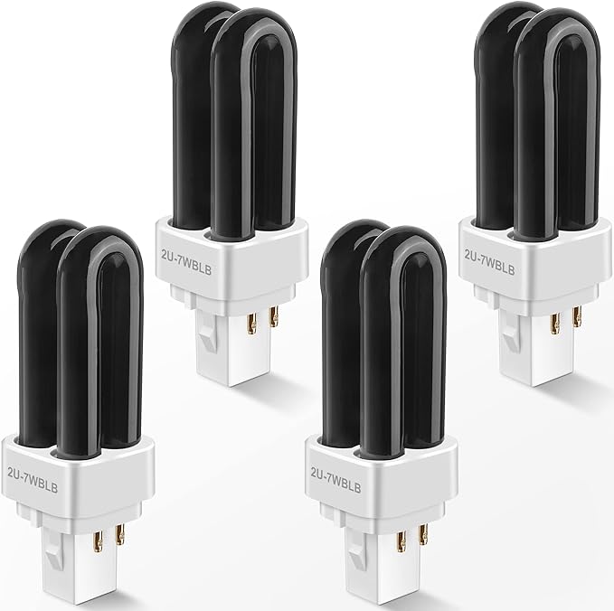 Bug Zapper Replacement UV Bulbs 41050 Compatible with DynaTrap DT1050 DT1100 DT1250, 1/ 2 Acre Trap Replacement Light Bulb, UV Light Ultraviolet Mosquito Killer Lamp Light Bulbs (4)