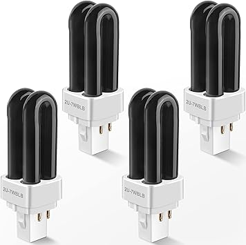 Bug Zapper Replacement UV Bulbs 41050 Compatible with DynaTrap DT1050 DT1100 DT1250, 1/ 2 Acre Trap Replacement Light Bulb, UV Light Ultraviolet Mosquito Killer Lamp Light Bulbs (4)