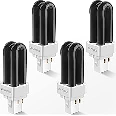 Bug Zapper Replacement UV Bulbs 41050 Compatible with DynaTrap DT1050 DT1100 DT1250, 1/ 2 Acre Trap Replacement Light Bulb, UV Light Ultraviolet Mosquito Killer Lamp Light Bulbs (4)