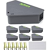 Mouse Bait Station Outdoor Indoor with Keys, Reusable Rat Bait Stations Mice Stations, Friendly to Children and Pets Bait Box for Kitchen Garage Basement Patio (8)