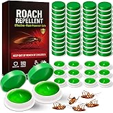 48Pack Roach Gel Bait,Roach Repellent for Home - Fast Acting Cockroach Killer Gel,Roach Killer Indoor Infestation Solution,Long Lasting Natural Roaches Control for Kitchen, Bathroom, Garage