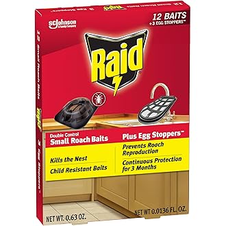 Combat Max 12 Month Roach Killing Bait, Small Roach Bait Station, Child-Resistant, 18 Count