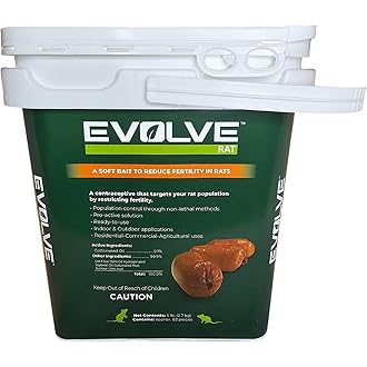 Evolve Mouse Birth Control Soft Bait Sausages – 1.5 lbs | Scientifically Proven Mouse Population Control | Not a Poison, Long-Term Population Management