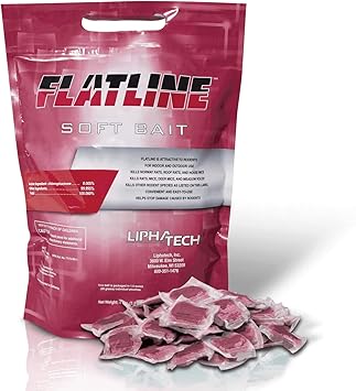 LIPHA TECH Flatline Soft Bait Rodenticide