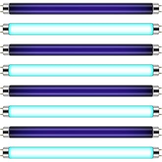 Qualirey 12 Pack Bug Zapper Replacement Light Bulbs 10W for 20W Indoor Bug Zapper, BL T8 F10W 13Inch Light Tube Compatible with Aspectek, Liba, Micnaron, Lulu Home and Other 20W Mosquito Lamp