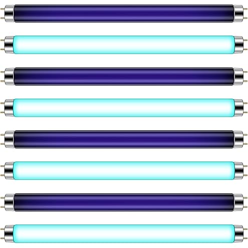 Qualirey 12 Pack Bug Zapper Replacement Light Bulbs 10W for 20W Indoor Bug Zapper, BL T8 F10W 13Inch Light Tube Compatible with Aspectek, Liba, Micnaron, Lulu Home and Other 20W Mosquito Lamp