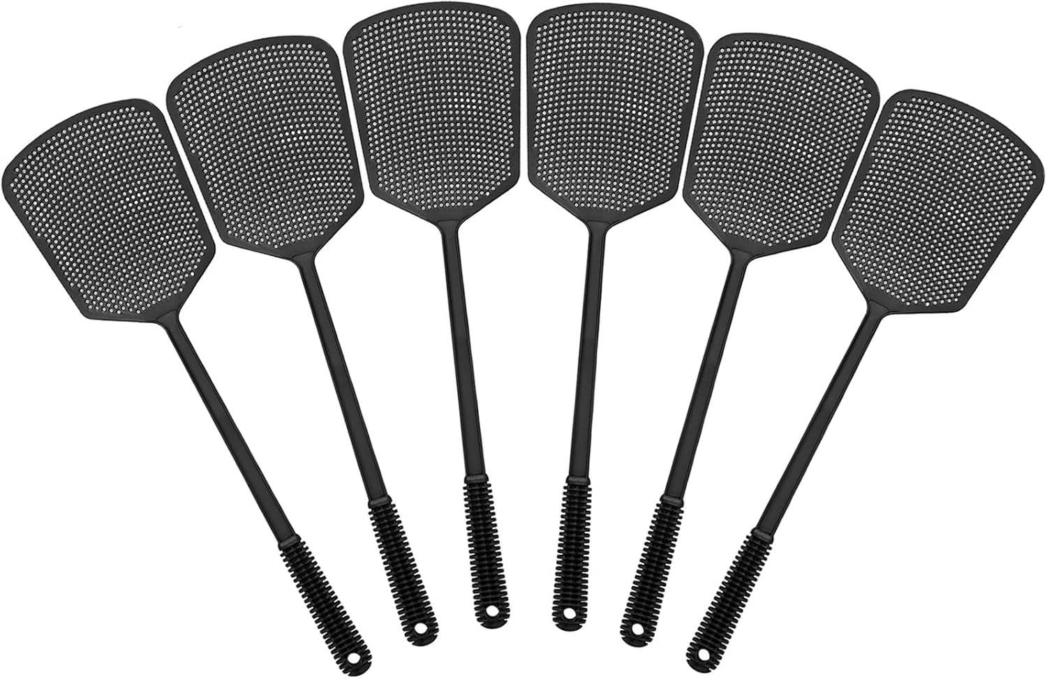 Telescopic Fly Swatter, Begonia Fly Swatter for Indoors,Manual Plastic Flyswatter Heavy Duty with Stainless Steel Telescopic Handle (3 Pack)