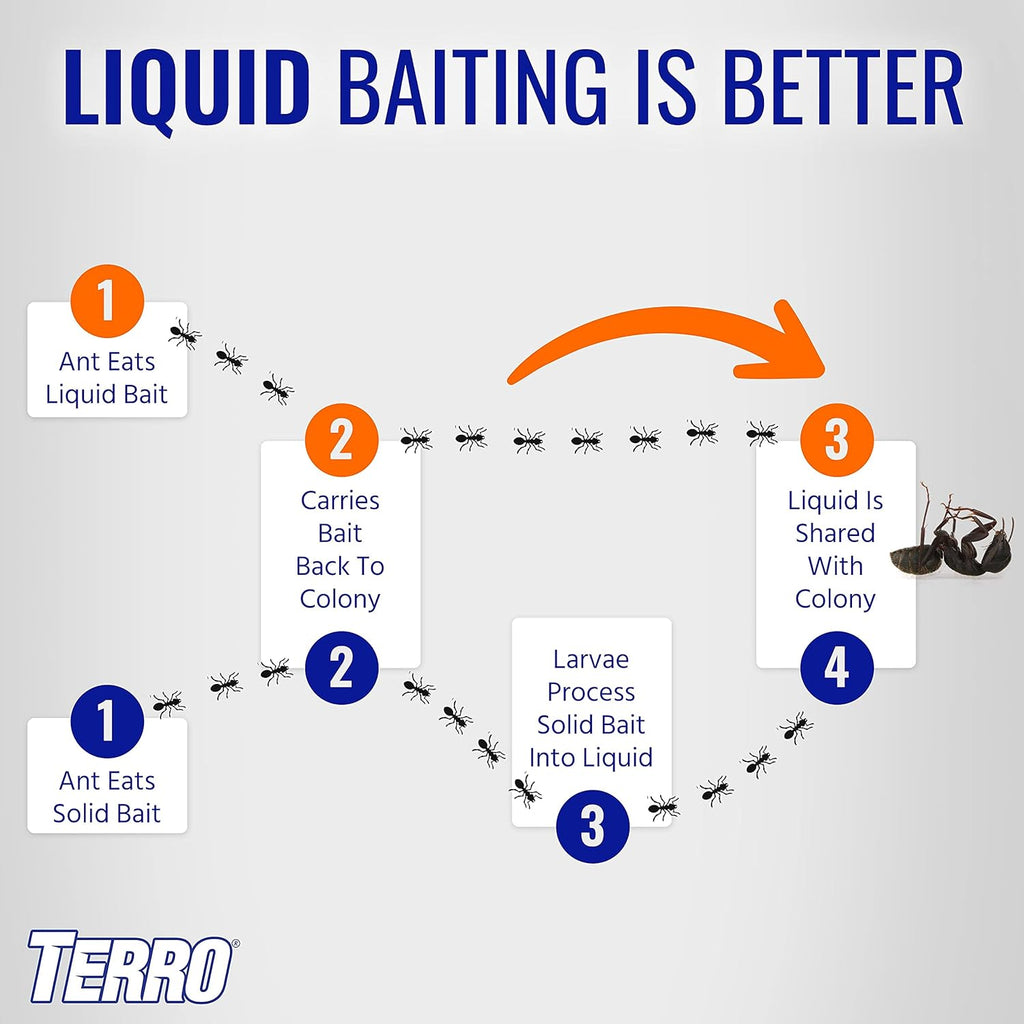 TERRO T200-3SR Liquid Ant Killer – 3 Pack Terro Liquid Ant Baits