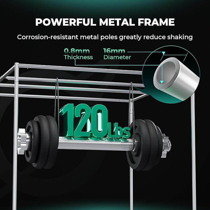 MARS HYDRO 4x2x6 Advanced Grow Tent, 48"x24"x71" High Reflective Mylar 1680D for Hydroponics Indoor Plant Growing, with Observation Window,Floor Tray and Smooth Zipper for TSL2000/SP3000