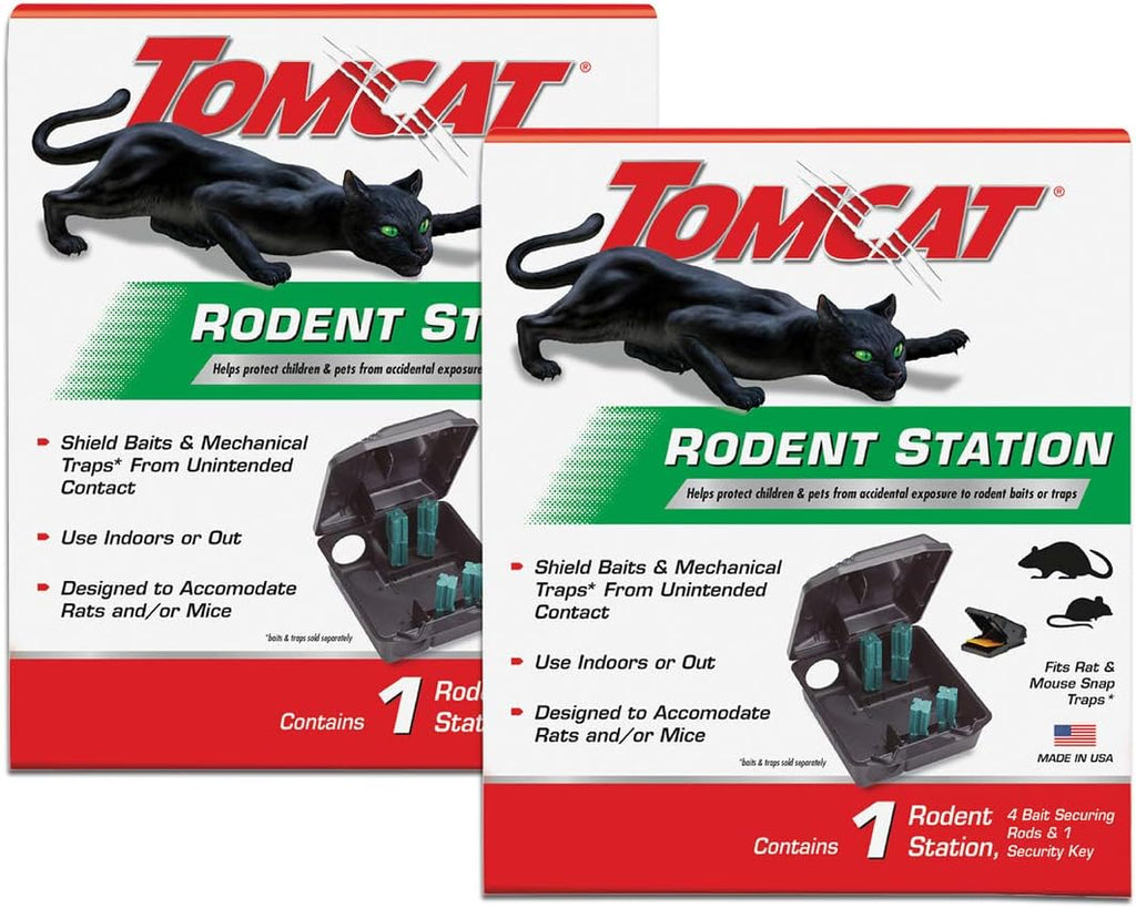 Tomcat Bromethalin Place Pacs Bait, Pest Control for Agricultural Buildings and Homes, Kill Rats and Mice