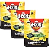 d-CON Disposable Corner Fit Mouse Poison Bait Station, 3 Bait Stations, Packaging May Vary