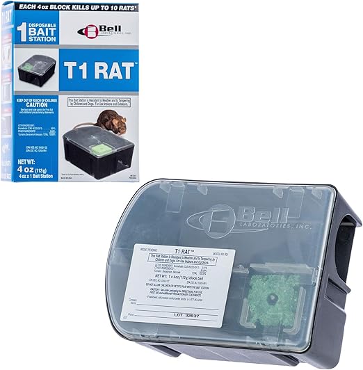 Bell Labs - T1 Rat - Disposable Bait Station