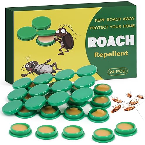 Roach Bait - Roach Traps Cockroach Bait Gel, Cockroach Killer Indoor Infestation, Indoor Home Repellent for Small Large Cockroaches, Get Rid of Roaches Permanently Outdoor (48)