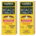 Harris Roach Tablets, Boric Acid Roach Killer with Lure, Alternative to Bait Traps (6oz, 2-Pack)