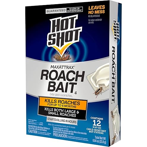Raid Double Control Small Roach Baits, Plus Egg Stoppers, Child Resistant, For Indoor Use, Kills Roaches for 3 Months, 12 Count