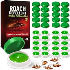 40 Pack Roach Killer Indoor Infestation, Powerful Attraction Cockroach Bait Gel Stations, Quick Kill Formula, Easy to Apply Cockroach Killer for Effective Home Control, Ideal for Kitchens, Bathrooms
