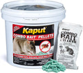 Kaput Combo Bait Pellets, Rat Bait to Kill Rodents & Fleas, Norway, House Mice, & Pine Voles - Includes Warfarin & Imidacloprid for Effective Pest Control (32 x 2oz Place Packs)