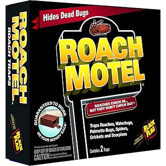 HOY HOY Trap A Roach - Bait Glue Traps, Great for Home with Kids & Pets Indoor, Sticky Pest Control Trap, Roach Killer, Made in Japan 5 Traps