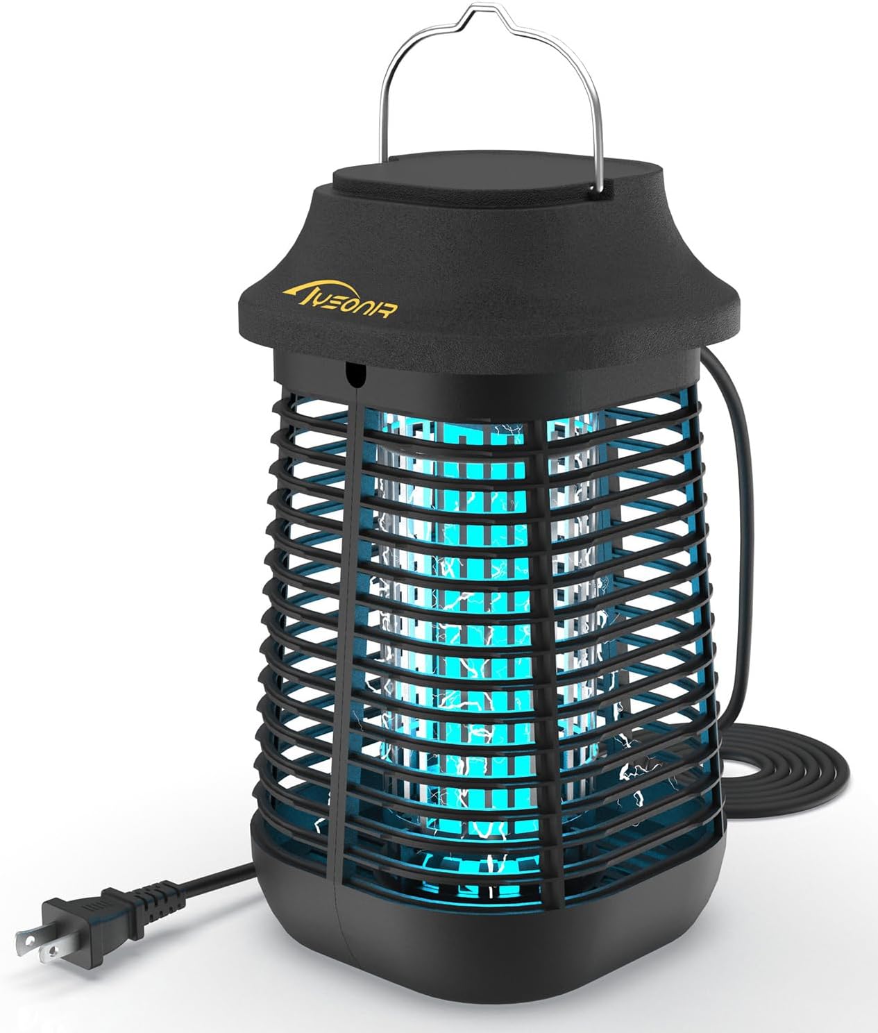 Bug Zapper 4200V for Outdoor and Indoor, 9.84 Ft Power Cord with Switch, Waterproof Electric Mosquito Zappers(3rd Generation), Mosquito lamp, Electronic Bug Zapper Light Bulb