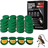 32 Pack Cockroach Gel Bait, Highly Effective Roach Killer Indoor Infestation Solution, Fast Acting Cockroach Killer Indoor Home Kitchen Use, Easy to Apply & No Mess Roach Bait, Long-Lasting