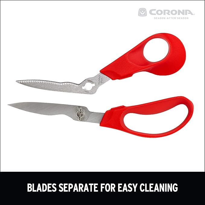Corona Tools | ComfortGEL Floral Scissors | Stainless Steel Garden Shears for Flowers & Stems | FS 3394,Red