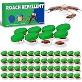 Roach Bait - Roach Traps Cockroach Bait Gel, Cockroach Killer Indoor Infestation, Indoor Home Repellent for Small Large Cockroaches, Get Rid of Roaches Permanently Outdoor (48)