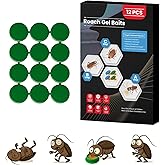 48Pack Roach Gel Bait,Roach Repellent for Home - Fast Acting Cockroach Killer Gel,Roach Killer Indoor Infestation Solution,Long Lasting Natural Roaches Control for Kitchen, Bathroom, Garage