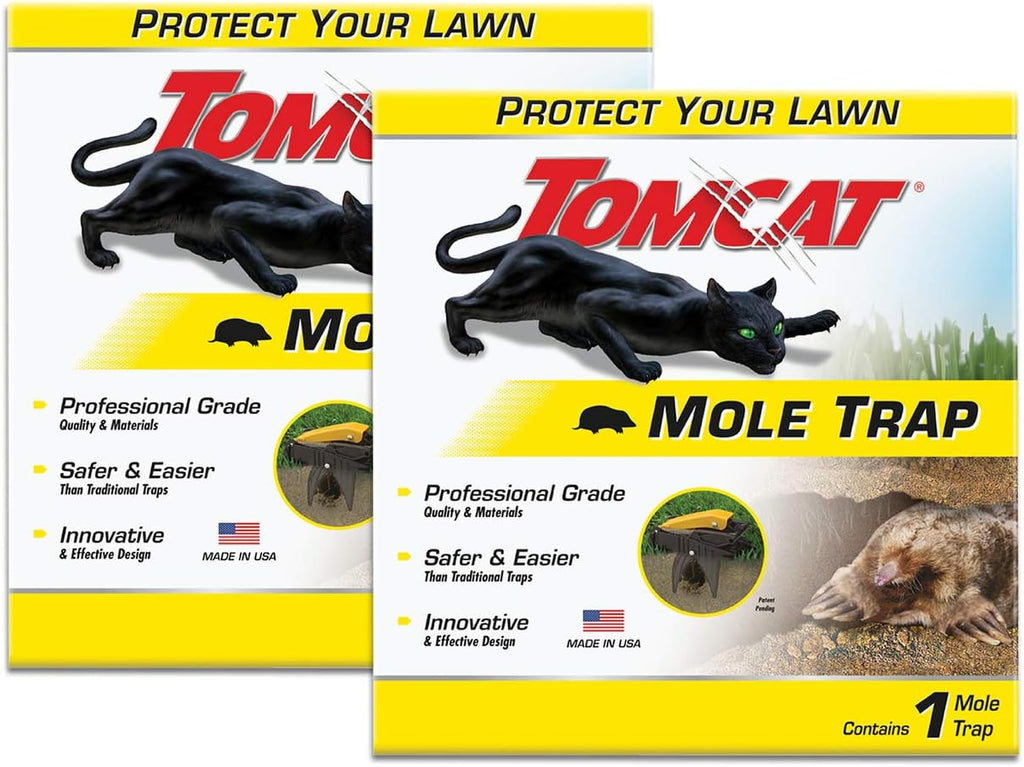 Tomcat Mole Killer(a), Ready-to-Use Worm Bait Strips that Mimic Earthworms, Kills Moles in One Feeding, 10 pk.