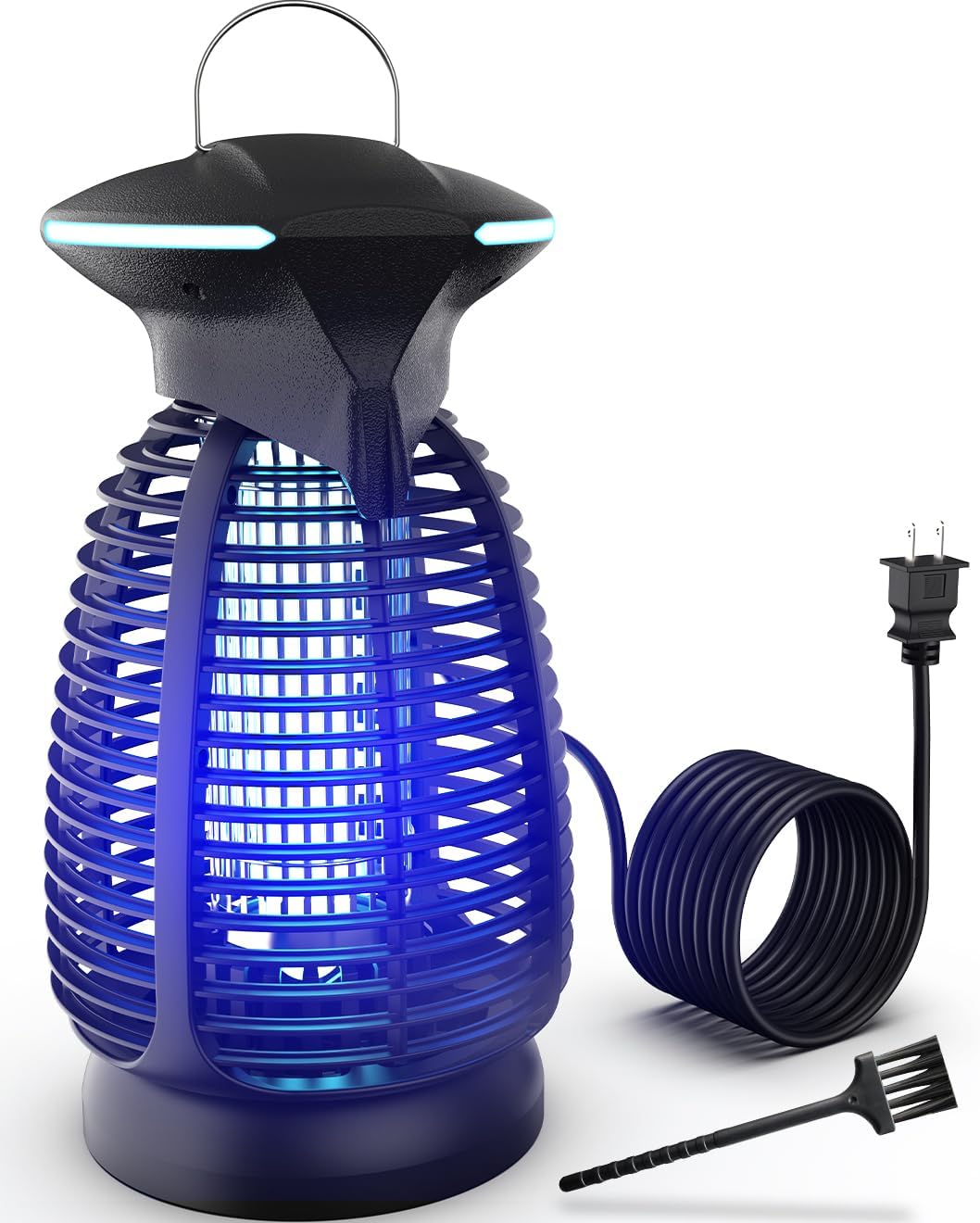 Bug Zapper Outdoor for Mosquito Flies - Electric 4000V Powerful Bug Zappers Indoor Waterproof Insect Killer Trap Lamp with LED Light for Patio Backyard Porch Garage & Home
