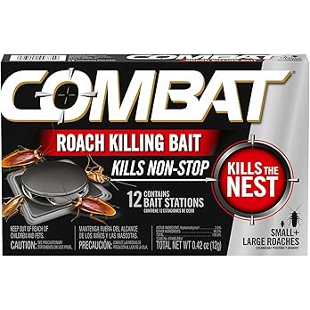Combat Large + Small Roaches Roach Killing Bait Stations, 12 Count