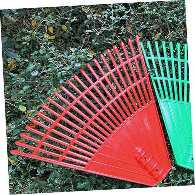 Kisangel Grass Rake Garden Rakes Weeding s for Lawns Gardening Hand Tools Leaf for Yard Plastic Yard Heavy Duty Lawn Tools Leaf s