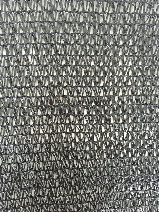e.share Shade Cloth, 40%-50% Sunblock UV Protection, 6 FT X 20 FT, Black Sun Mesh Net for Garden Plant Cover,Flowers,Greenhouse,Patio,Vegetables,Chicken Coops