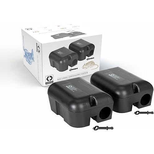 Neogen 000550 Rodent Bait Station, Black