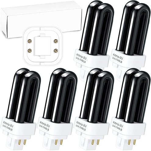 Bug Zapper Replacement UV Bulbs 41050 Compatible with DynaTrap DT1050 DT1100 DT1250, 1/ 2 Acre Trap Replacement Light Bulb, UV Light Ultraviolet Mosquito Killer Lamp Light Bulbs (4)