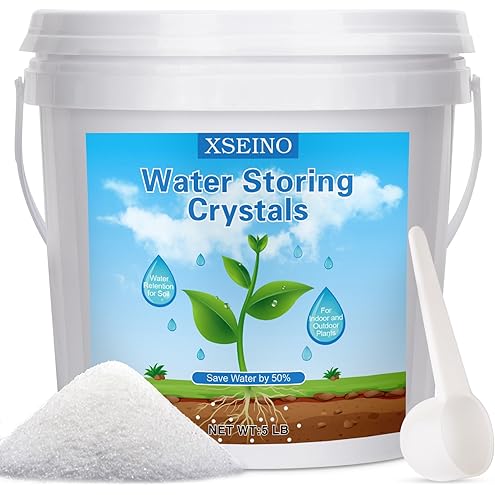 Water Storing Gel 15oz | Moisture Control for Soil | Non-Toxic Water Beads for Slow Release Water | Eco-Friendly Water Gel Crystals for Plants | Water Retention Gel