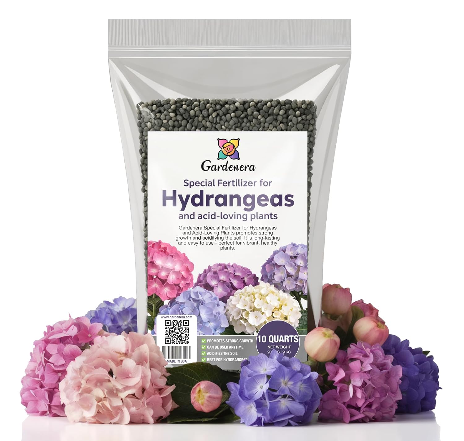 𝐁𝐄𝐒𝐓𝐒𝐄𝐋𝐋𝐄𝐑 10-10-10 Plant Fertilizer Slow Release | 10 10 10 All Purpose Fertilizer for Fruit Trees, Evergreens, Vegetables, Arborvitae, Fig Trees, Shrubs, Pines, Oaks, Flowers [1 Quart]