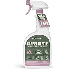 Carpet Beetle Traps – 20 Pack | Sticky Indoor Glue Boards for Carpet Beetles, Larvae & Other Crawling Insects | Non-Toxic Pest Control Trap & Monitor for Closets, Storage Areas, and More