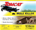 Tomcat Mole Killer(a), Ready-to-Use Worm Bait Strips that Mimic Earthworms, Kills Moles in One Feeding, 10 pk.