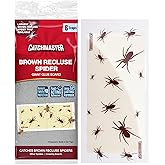 MaxGuard Spider + Insect Traps (12 pcs Box Trap) | Non-Toxic Extra Sticky Glue Traps, Kill Black Widow Hobo Brown Recluse Spiders and Other Crawling Bugs & Insects |