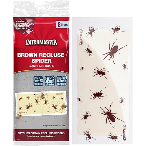 MaxGuard Spider + Insect Traps (12 pcs Box Trap) | Non-Toxic Extra Sticky Glue Traps, Kill Black Widow Hobo Brown Recluse Spiders and Other Crawling Bugs & Insects |