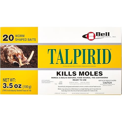 Tomcat Mole Killer(a), Ready-to-Use Worm Bait Strips that Mimic Earthworms, Kills Moles in One Feeding, 10 pk.