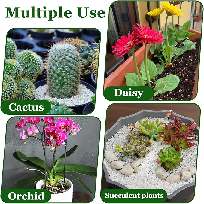 Organic Horticultural Perlite,Natural Perlite Improved Drainage, Ventilation & Root Growth,Perlite Conditioner Potting Mix for Orchids,Succulents,Indoor & Outdoor Plant and Gardening-4QT